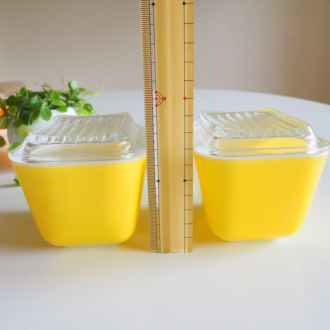 【再値下げ】【ヴィンテージ】オールドパイレックス　レフリジレーター3点セット