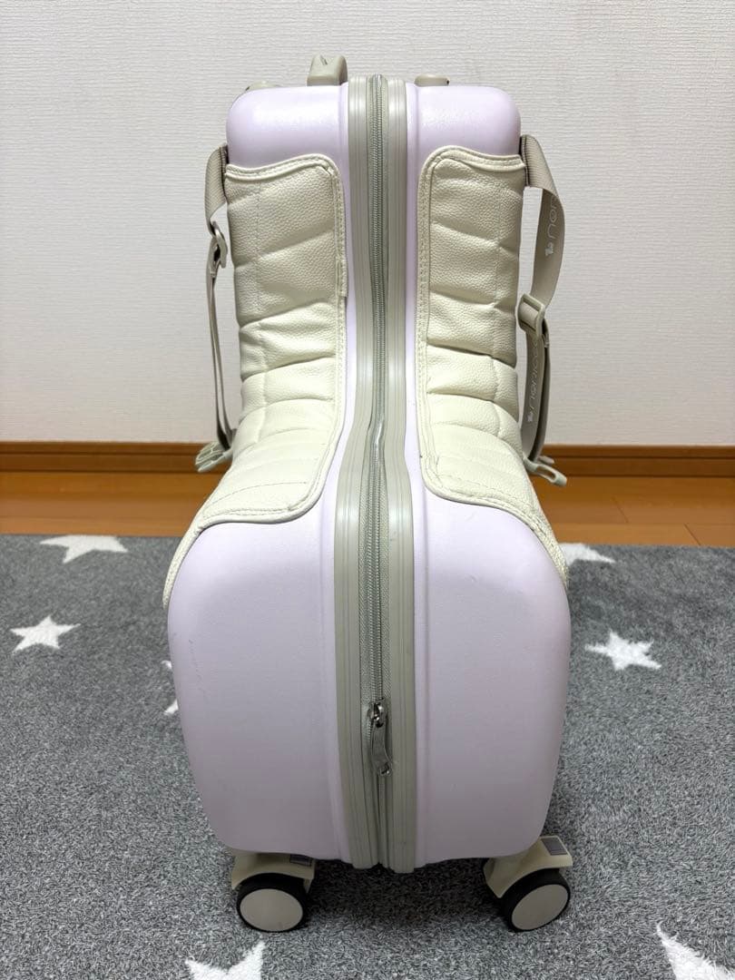 【ノリッコ】プレミアムシートタイプ　キャリーケース　パステルピンク　M