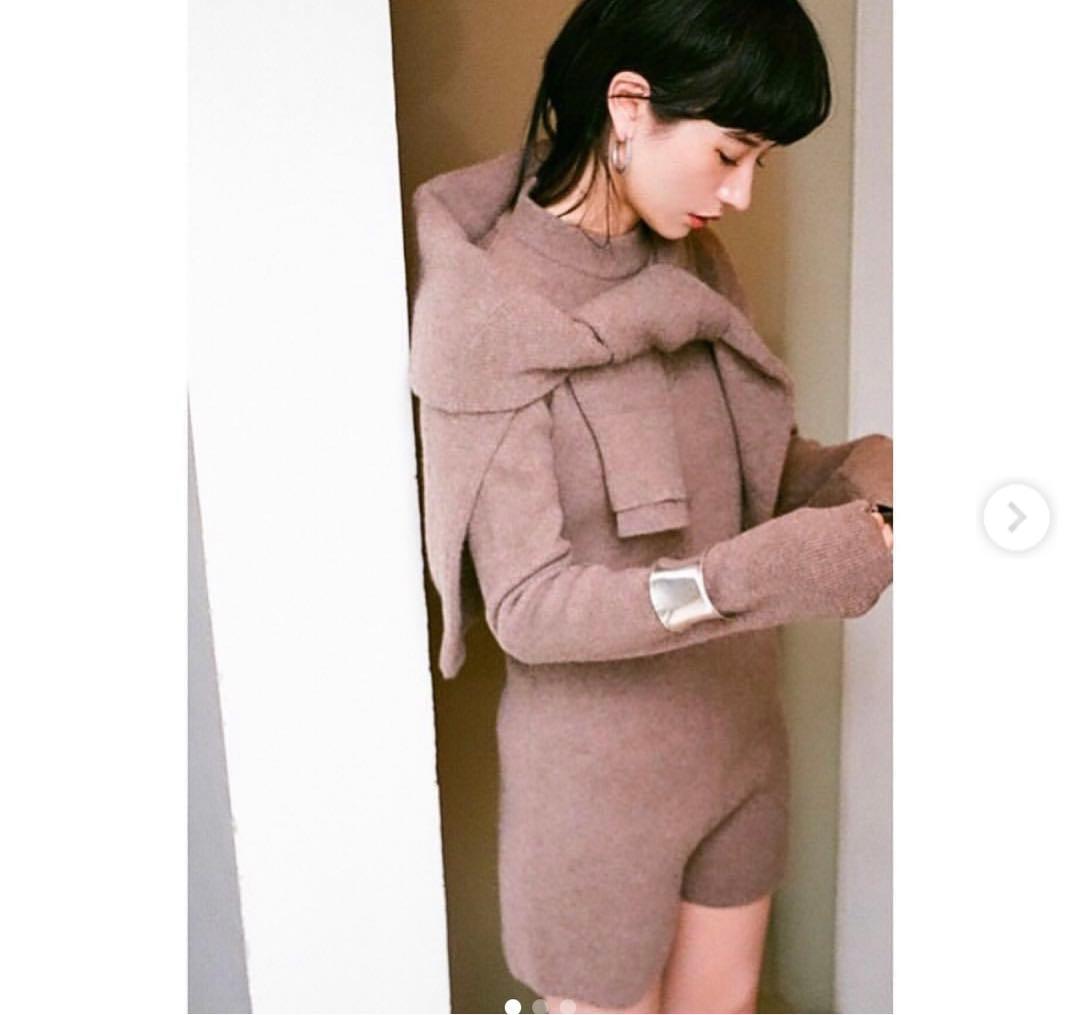 【完売色】CLANE KNIT S-PT ALL IN ONE ニット