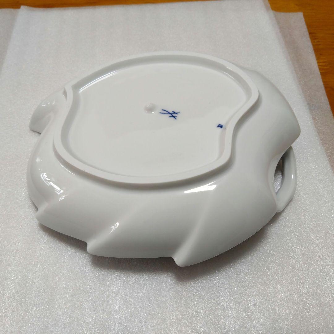 マイセン ブルーオニオン リーフディッシュ