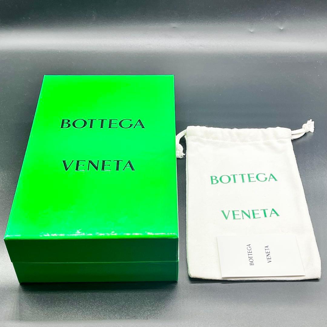 付属品有極美品✨ボッテガ 長財布 ラウンドファスナー ラバー イントレチャート黒