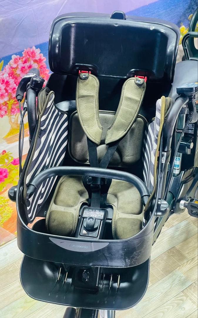 パナソニックギュット⭐️13AH！子供乗せ電動アシスト自転車Y3077