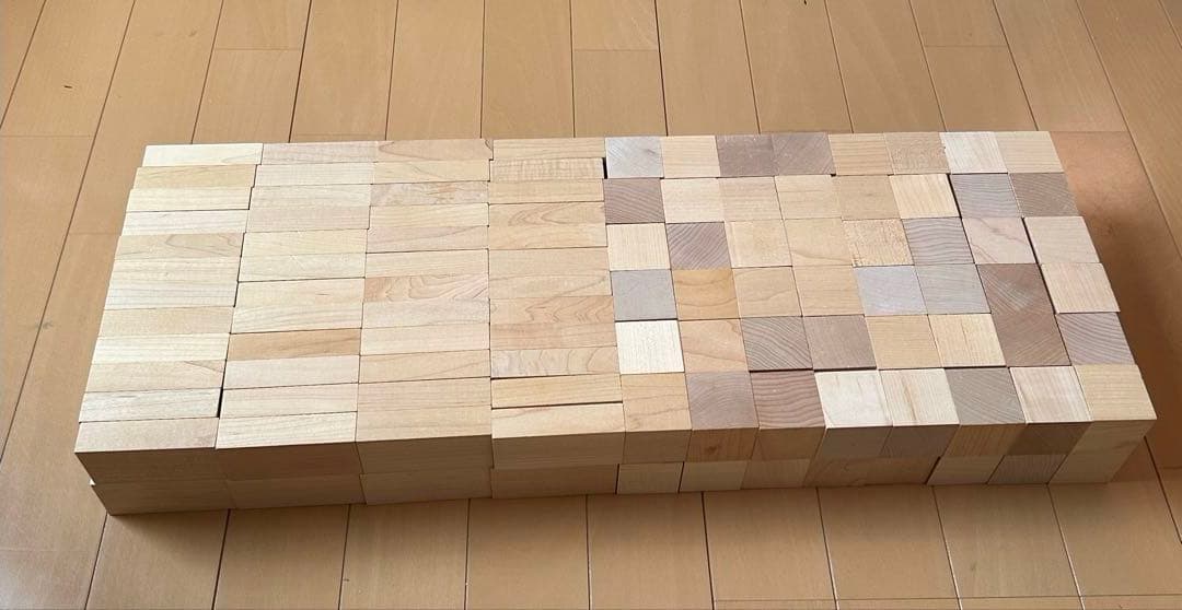 積み木　ドクスピールのレンガブロックセット(木箱入り)192ピース
