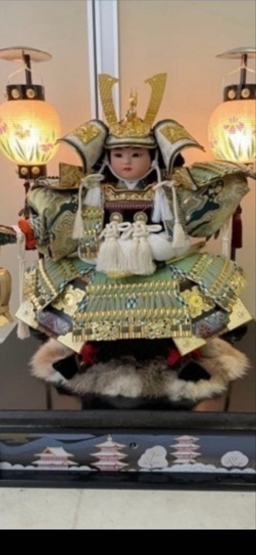若武者飾り　人形