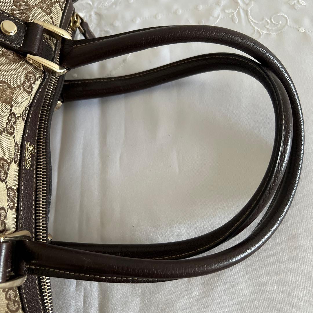 グッチ　GUCCI ミニ ボストンバッグ アビー　キャンバス