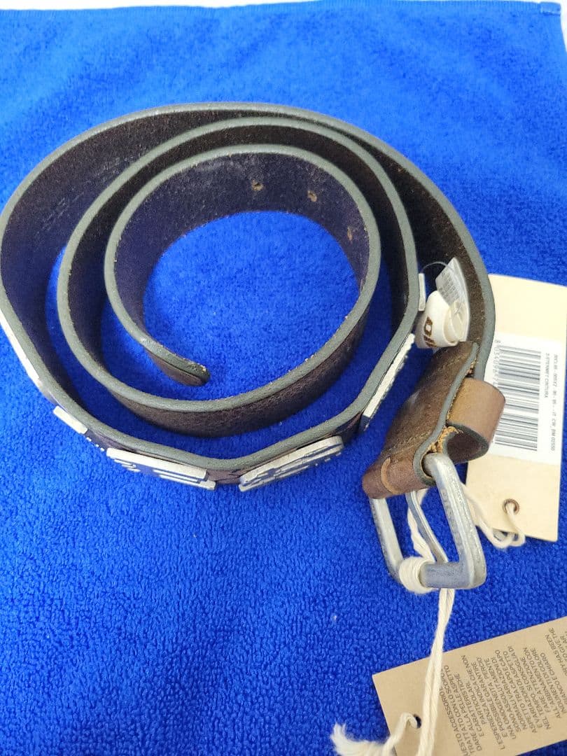 DIESEL レザーベルト　ロゴ付き