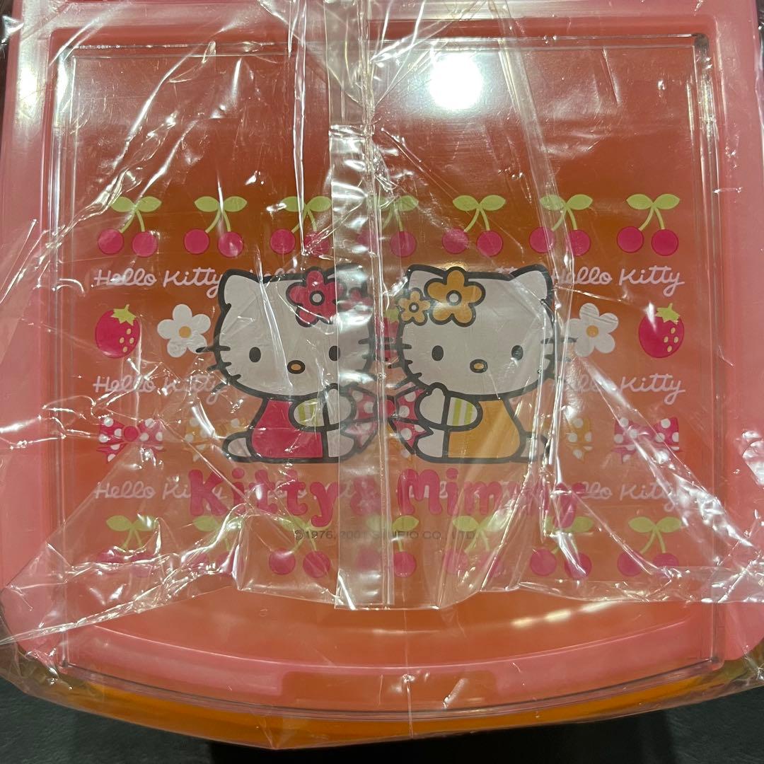 【未使用＊激レア品】サンリオ　「ハローキティ&ハローミミィ」　3段式収納ボックス