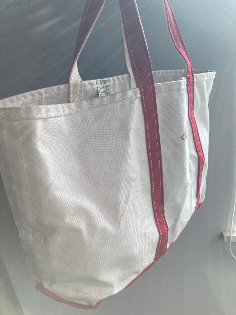 エルエルビーン キャンバス トートバッグ BOATANDTOTE USA製 赤