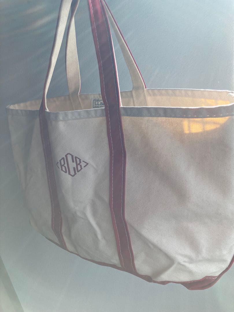 エルエルビーン キャンバス トートバッグ BOATANDTOTE USA製 赤