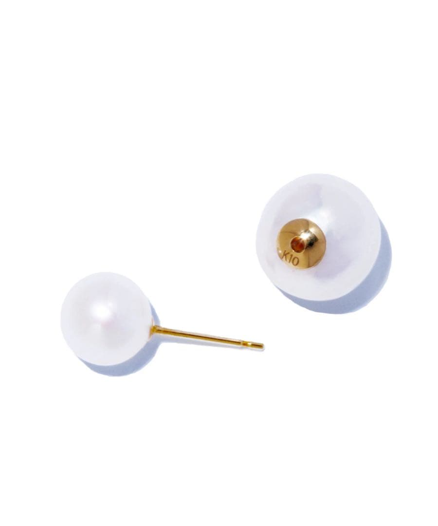 【美品】les bon bon pearl pierce & catch 両耳