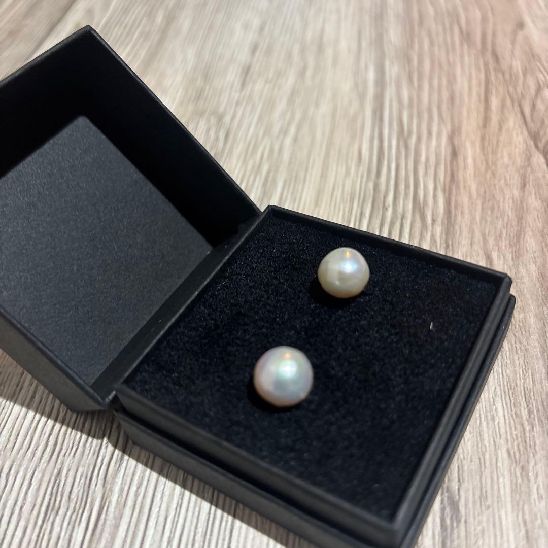 【美品】les bon bon pearl pierce & catch 両耳