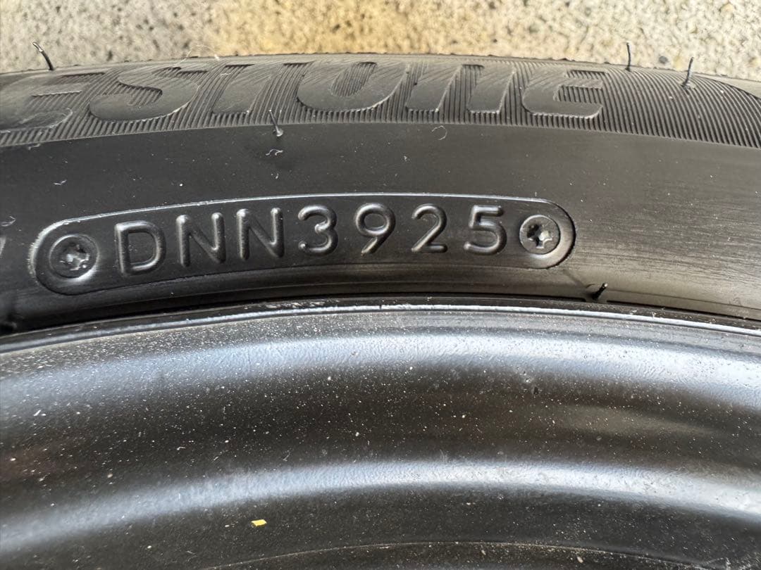 未使用ブリヂストン BLIZZAK VRX3 155/65R14 鉄ホイール付き