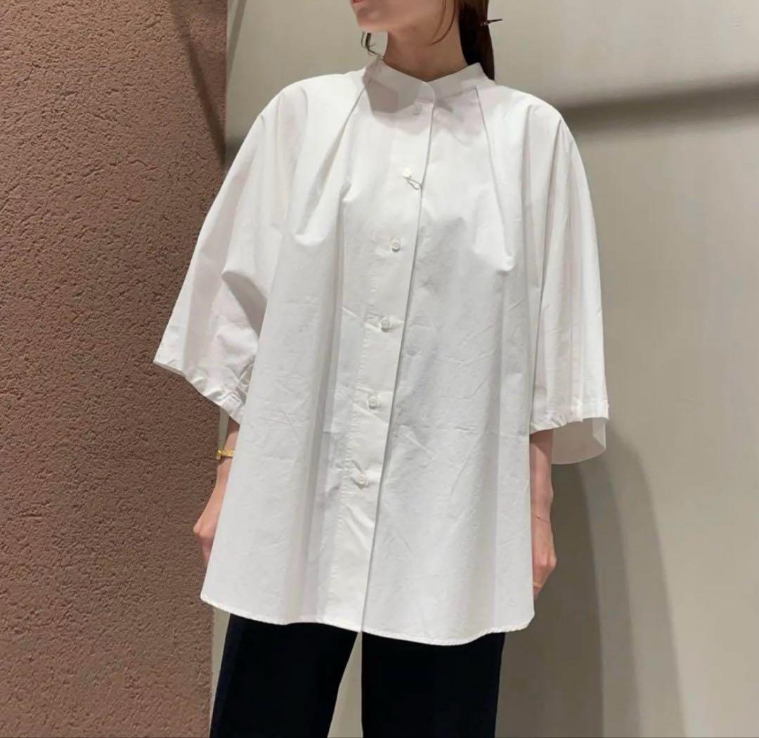 YENN ラウンドフォルムシャツ A/W