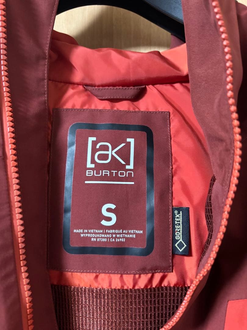 スノーボード BURTON [ak] GORE-TEX 2L GLOBE JACKET S