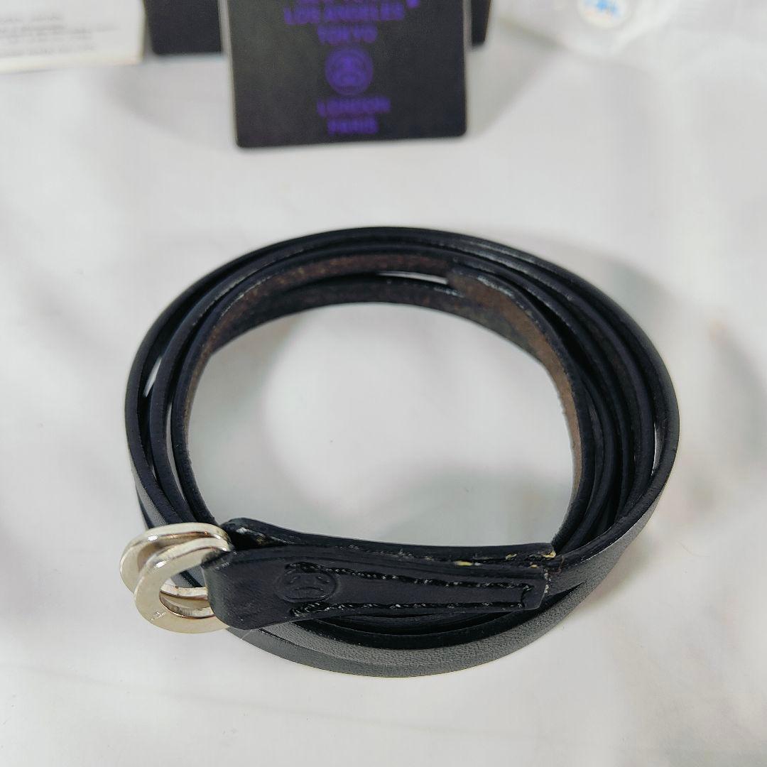 【限定品】STUSSY×JAM 　30周年記念　高級4連本革ブレスレット