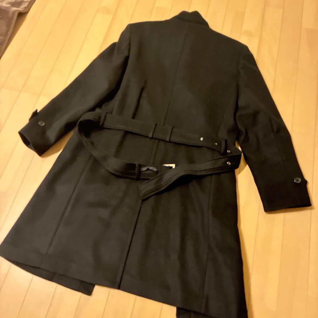 美品　カシミア高級メンズロングコート　コムサデモード