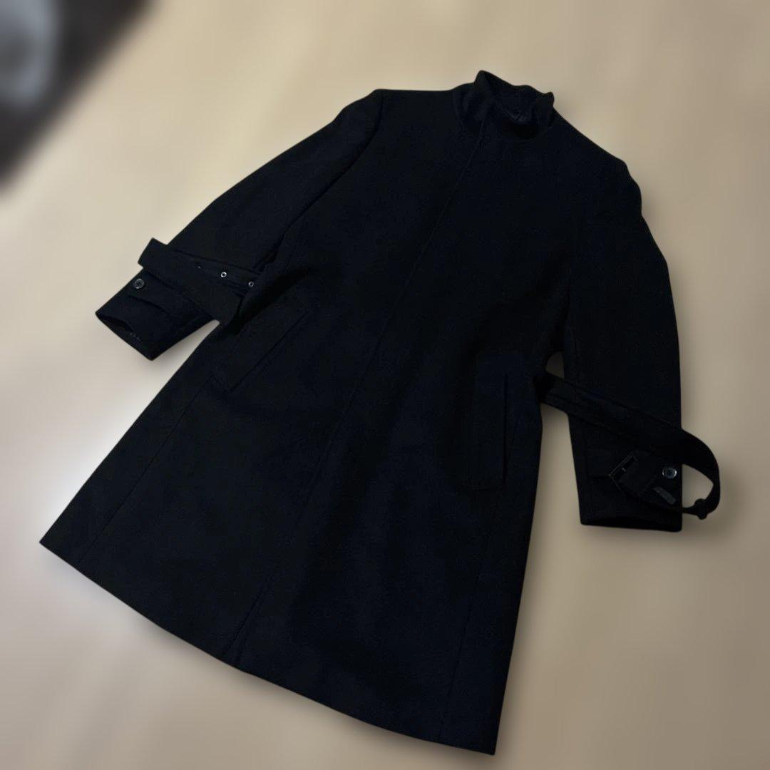 美品　カシミア高級メンズロングコート　コムサデモード