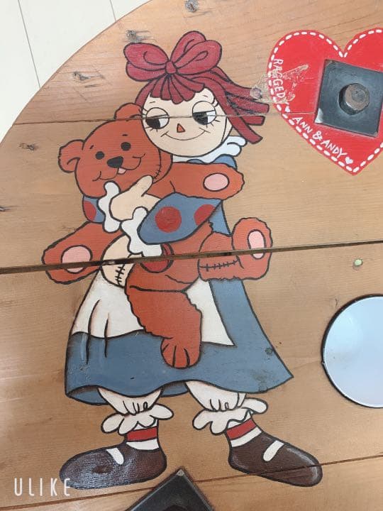 ♡ラガディ-アン&アンディ ハンドメイド 電線ドラムテーブル