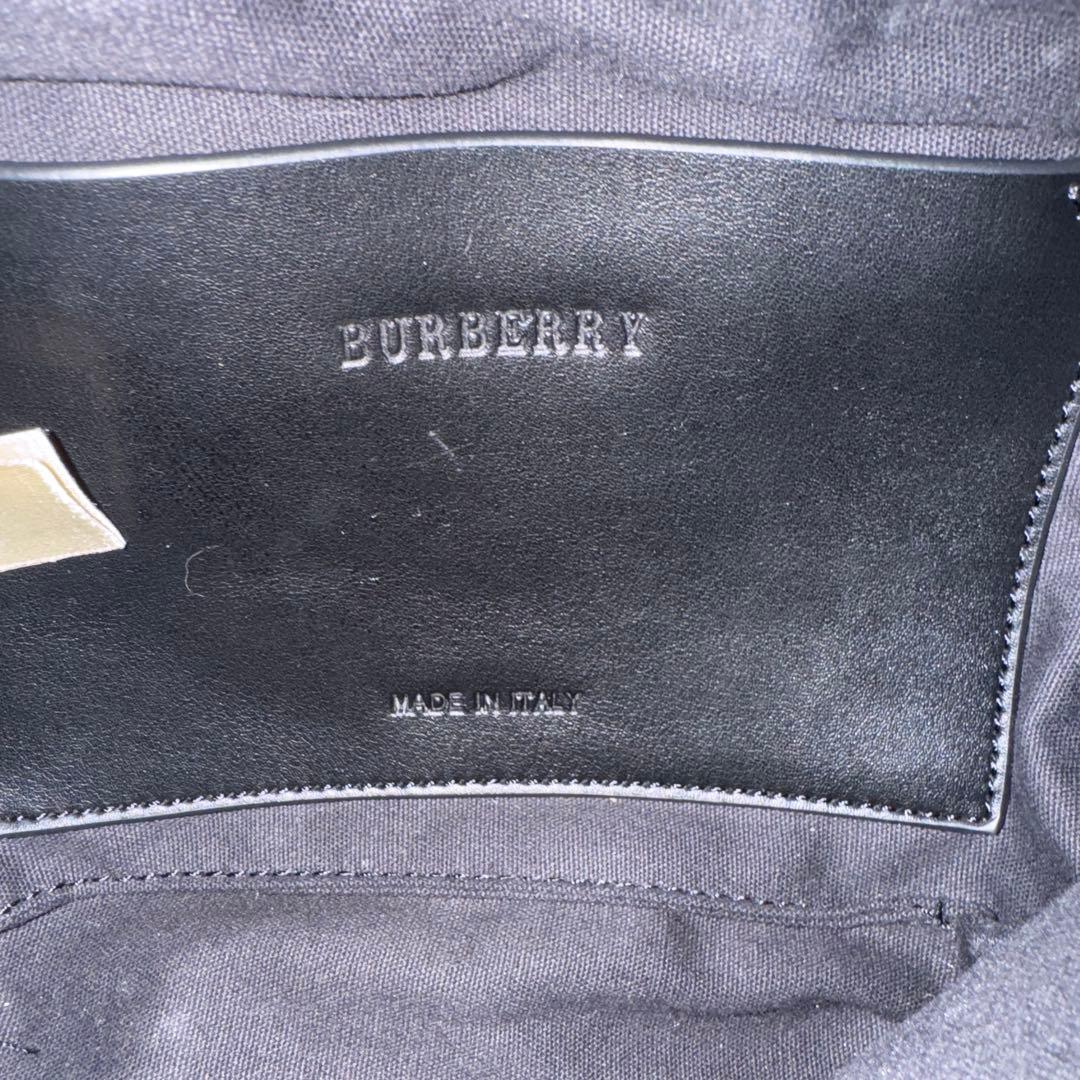 美品✨ BURBERRY バーバリー ナイロン ロゴ ボディバッグ ブラック