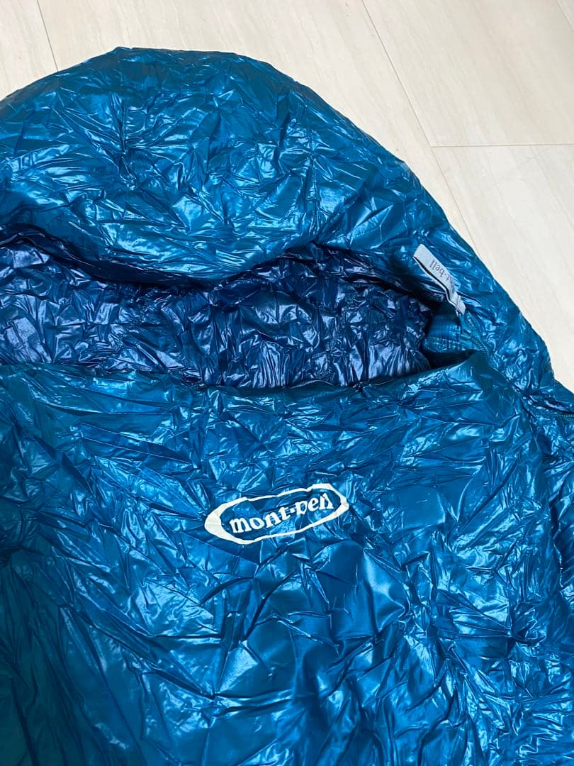 モンベル　シームレスダウンハガー800#3 ロング　1121408 中古