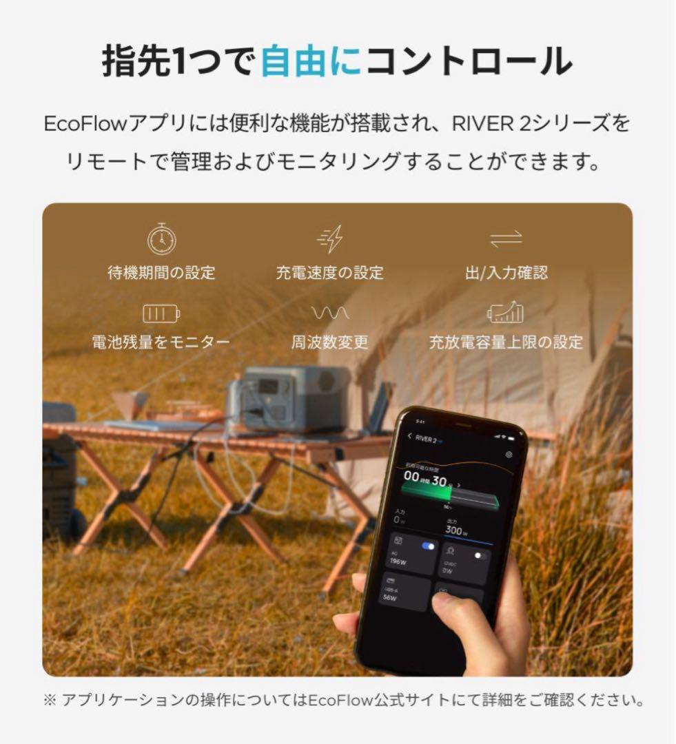 EcoFlow  2 ポータブル電源 専用バッグ付き