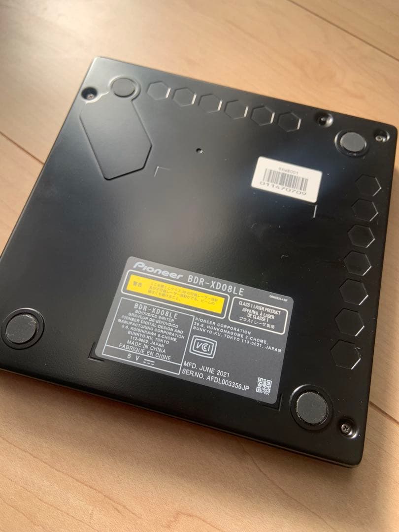 Pioneer BDR-XD08LE ブラック数回のみ使用　Blu-ray