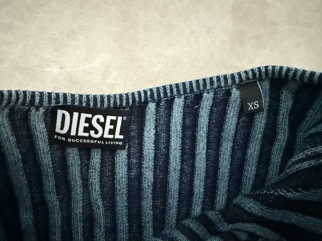 DIESEL ストライプ ベアトップ XS