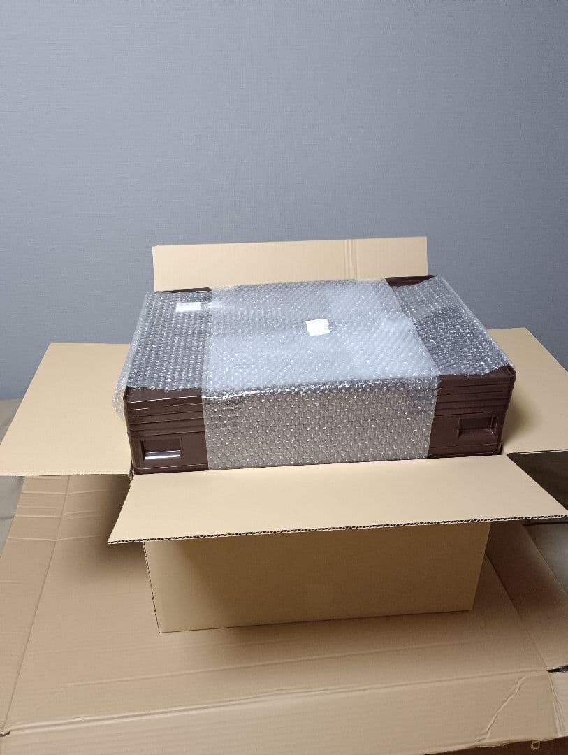 中古②　5個セット　折りたたみコンテナ　50L 長辺扉　蓋あり