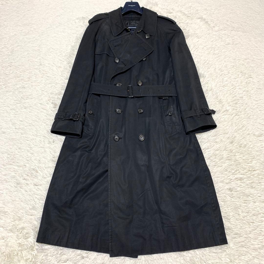 美品　バーバリーロンドン　トレンチ　メガチェック　カシミヤ混　羊毛　ベルト