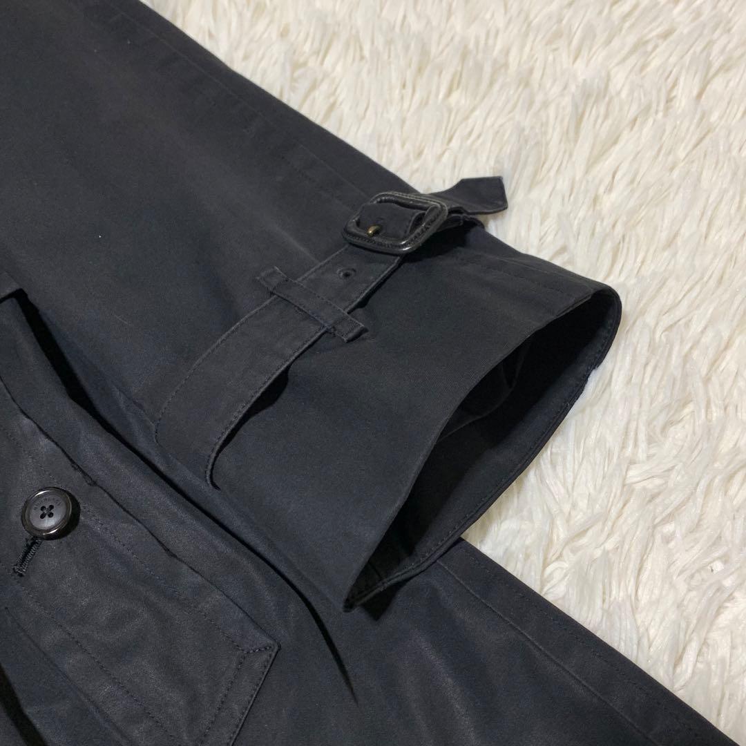 美品　バーバリーロンドン　トレンチ　メガチェック　カシミヤ混　羊毛　ベルト