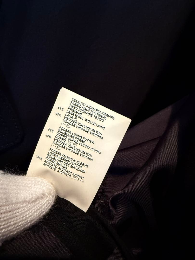 美品　Margiela 2010AW ロングトレンチコート ブラック