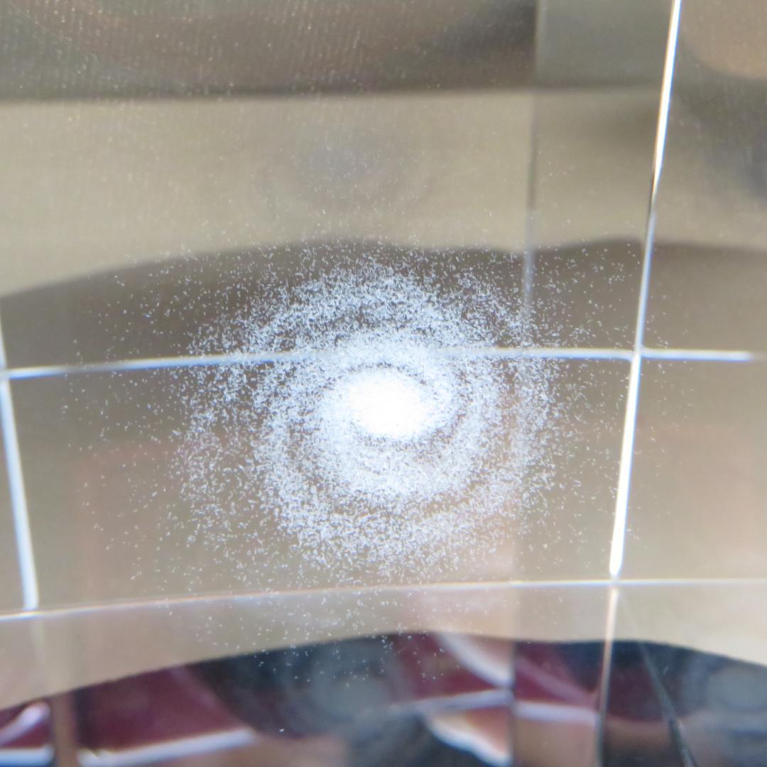太陽系のそと　銀河系 ガラスキューブ　国立天文台