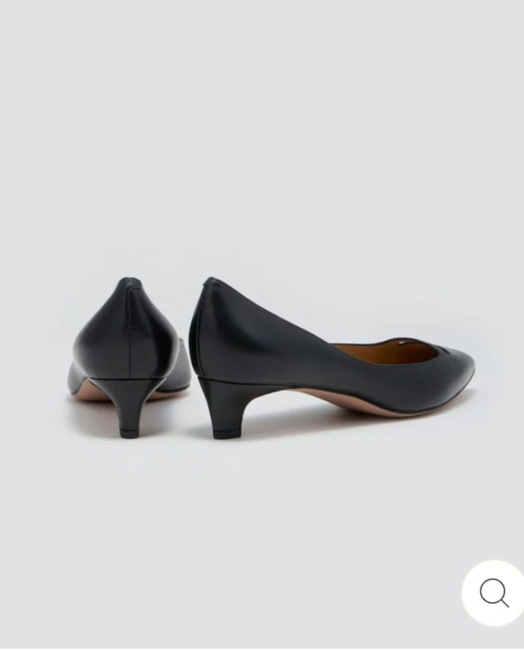 ANDREA アネッリ スムース パンプス 3.5cm ブラック　37.5
