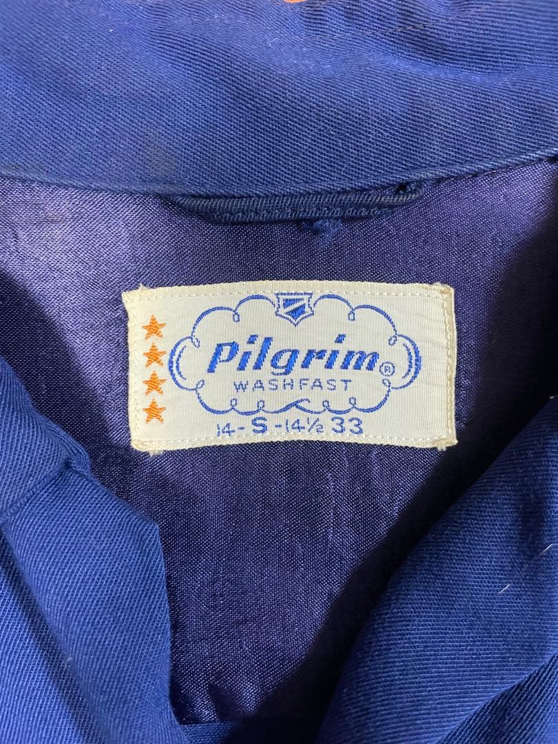 50s pilgrim レーヨンシャツ　雲タグ
