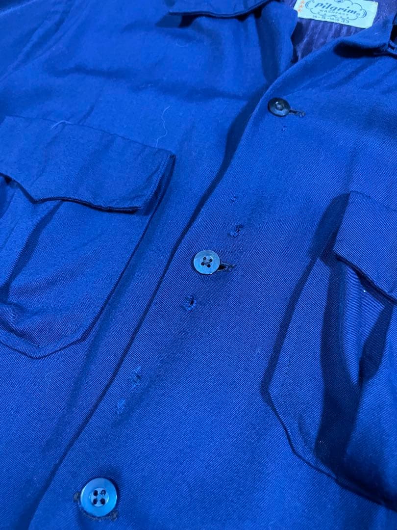 50s pilgrim レーヨンシャツ　雲タグ