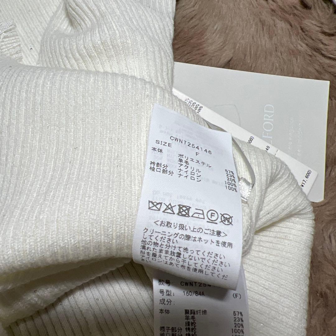 CELFORD セルフォード♪レーストリムニットプルオーバーCWNT254146