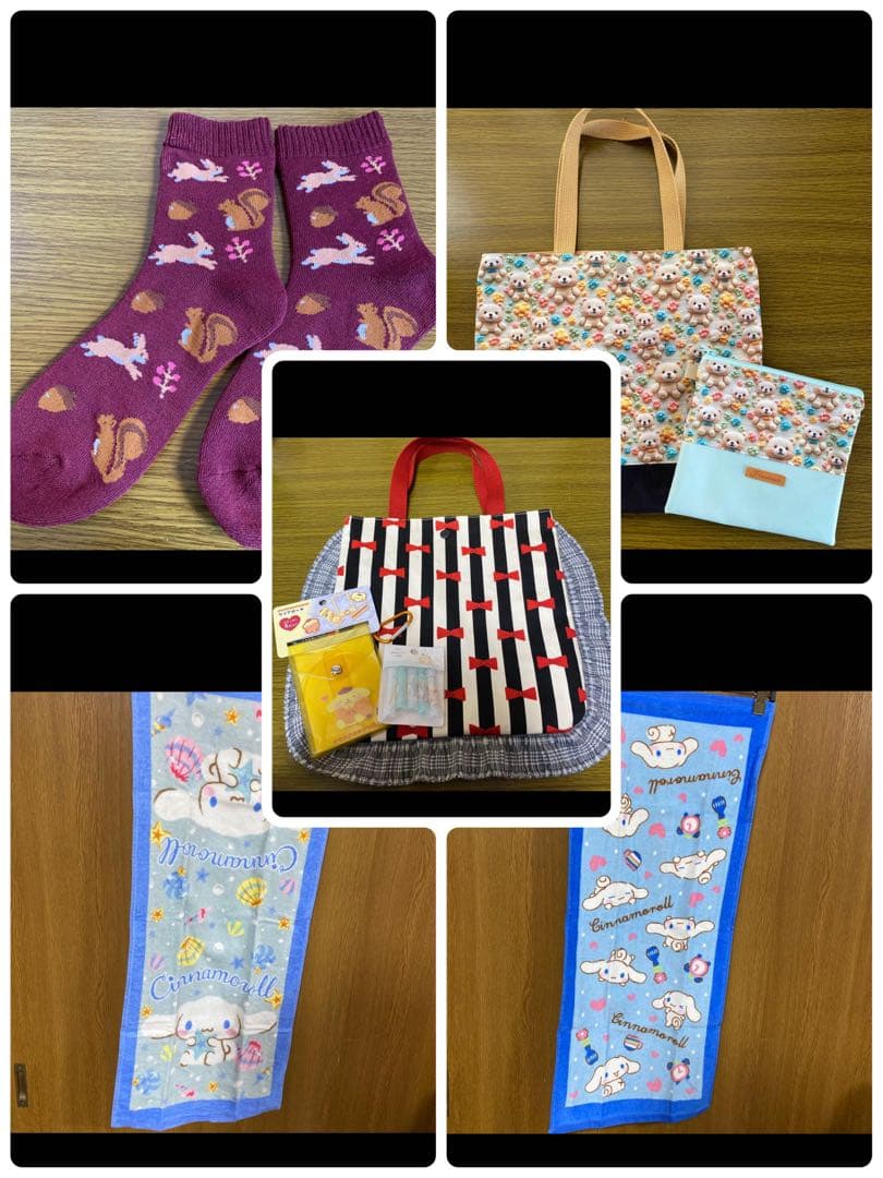 5点目100円♡新作♡新品♡ポムポムプリン♡フェイスタオル