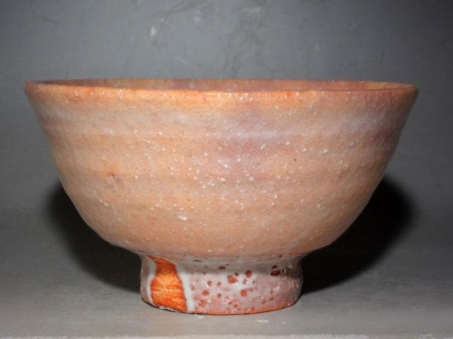 十代三輪休雪(休和)萩茶碗「清雲」表千家即中斎花押の逸品ｋ923
