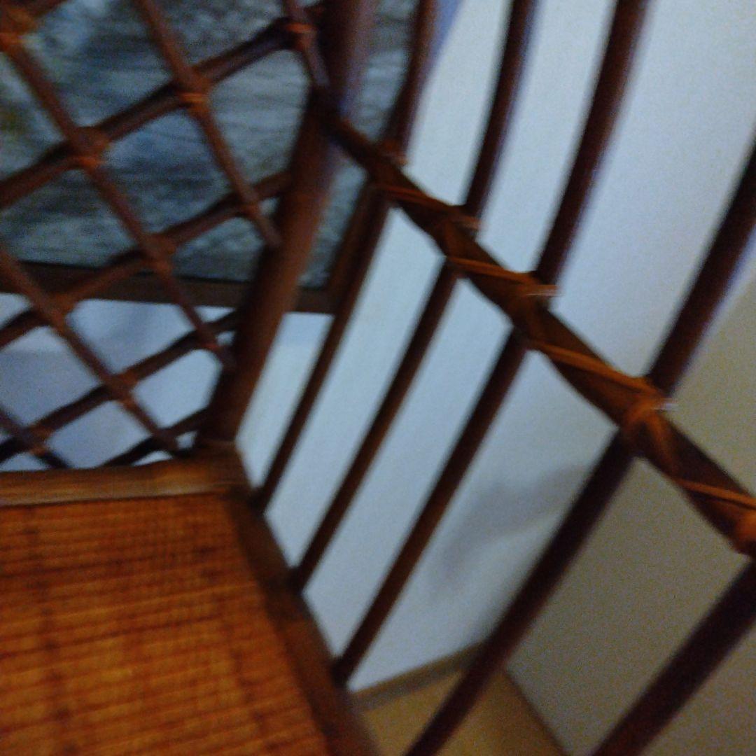 ラタン製オープンシェルフ 3段　藤ラック　本棚