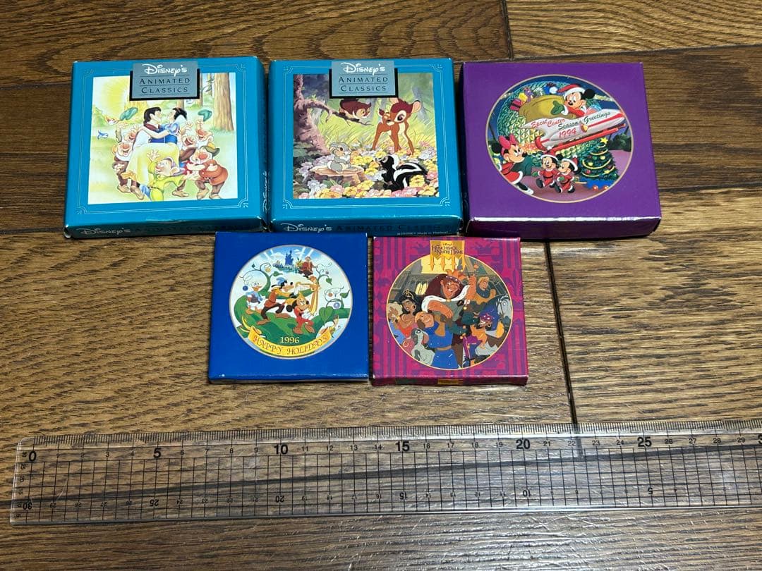 クリスマスオーナメント5点セット　フロリダディズニーワールド　ディズニーグッズ