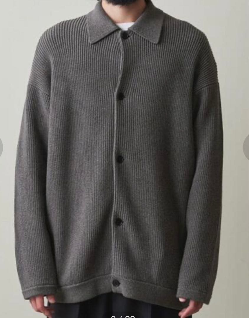 Steven Alan コットン/カシミヤ　ポロカーディガン