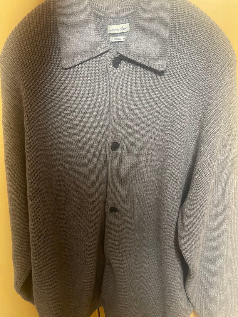 Steven Alan コットン/カシミヤ　ポロカーディガン