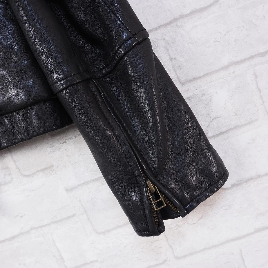 ジャケット・アウター 00s lamb leather volume fur raiders jkt