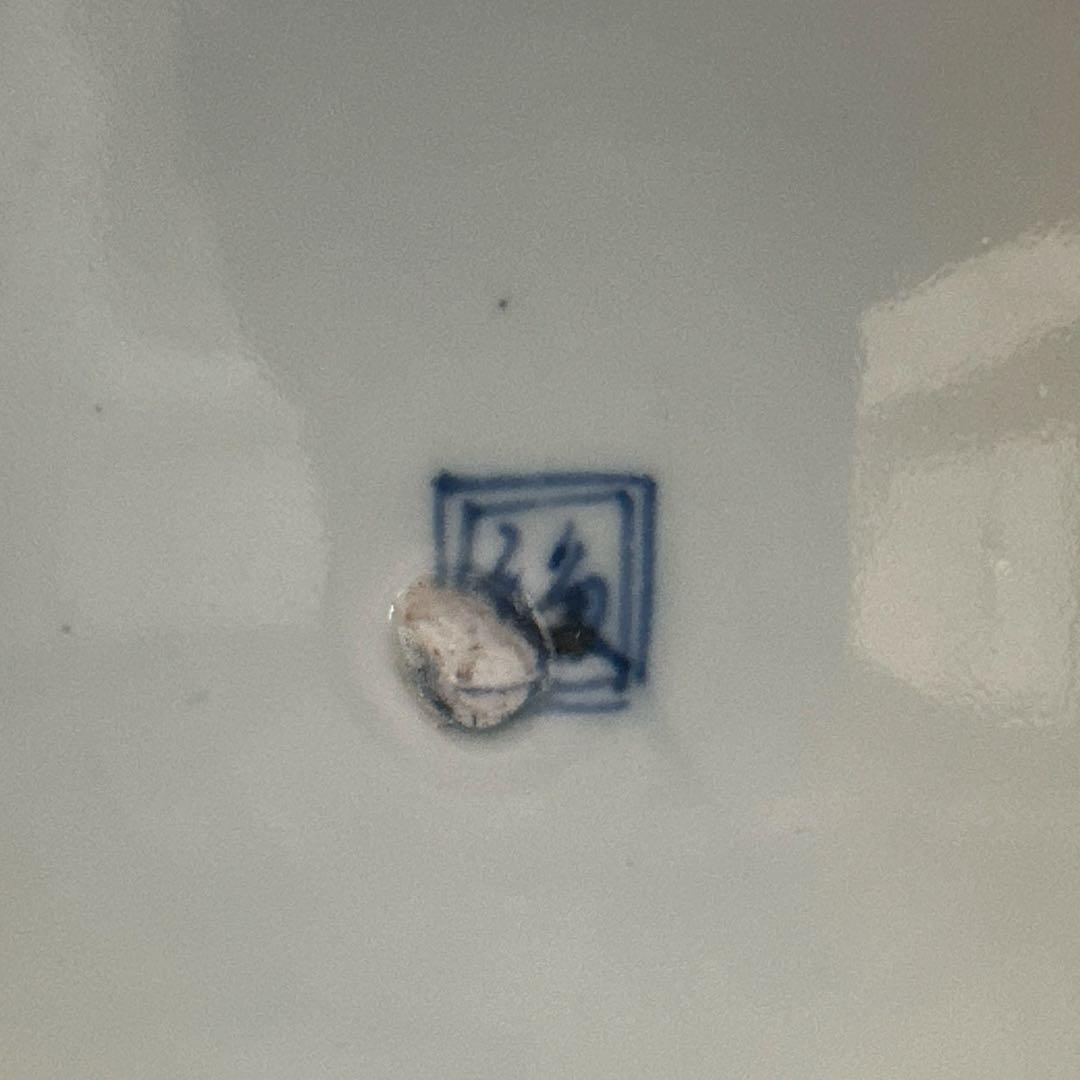 美品　大皿陶磁器/江戸期染付古伊万里