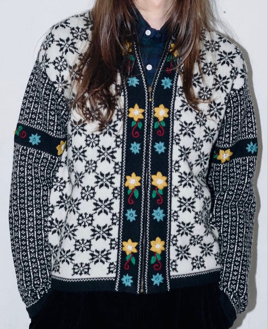 GDC TYROLEAN CARDIGAN チロリアン black Lサイズ