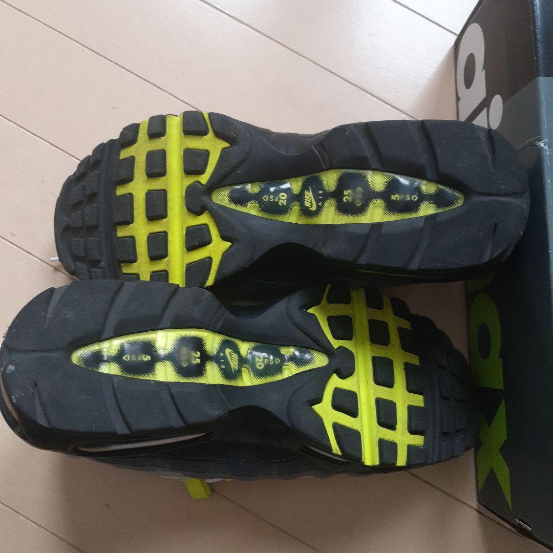 Nike Air Max 95 グレー/イエローグラデ スニーカー 27cm