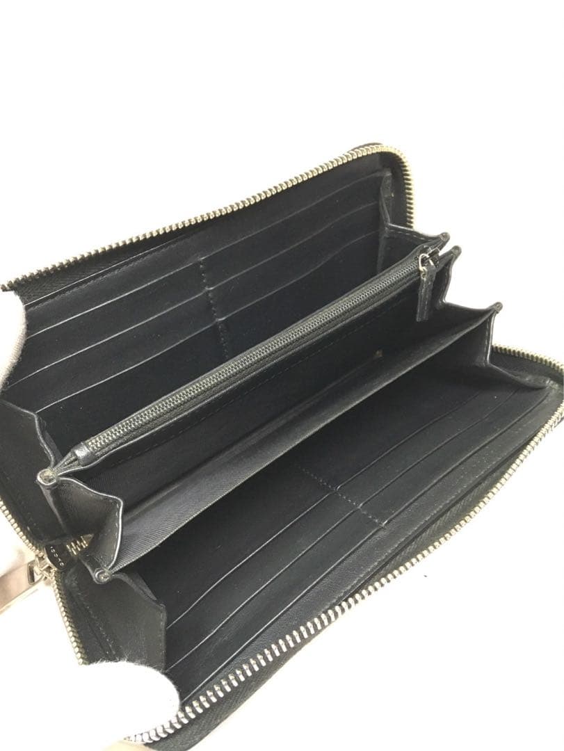 美品　グッチ　レザー　シェリーライン　長財布