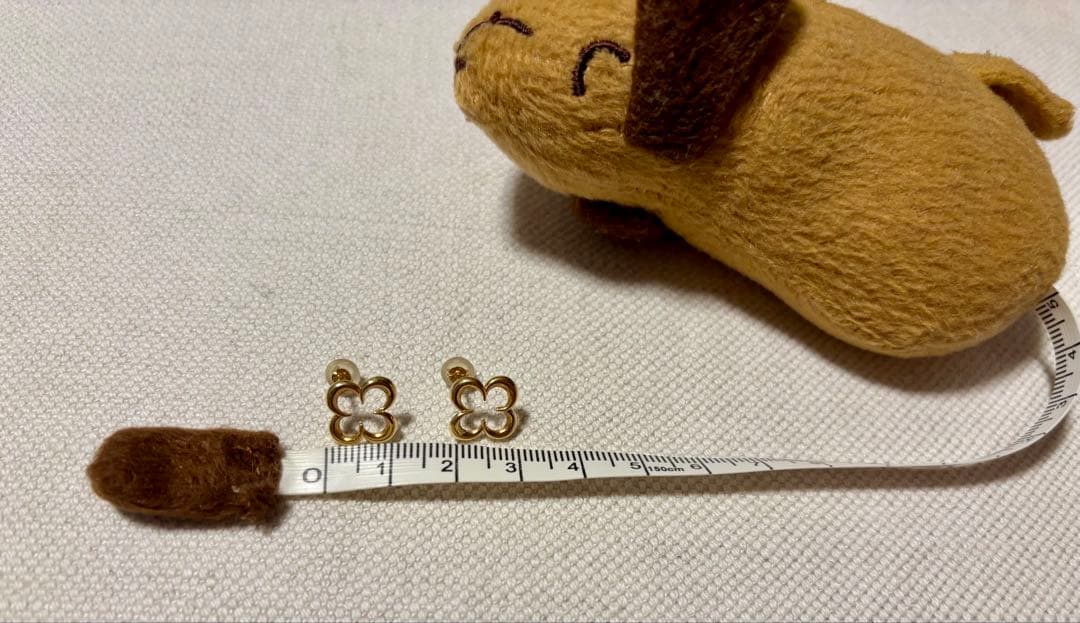 TSUTSUMI 花モチーフピアス K18ピアス