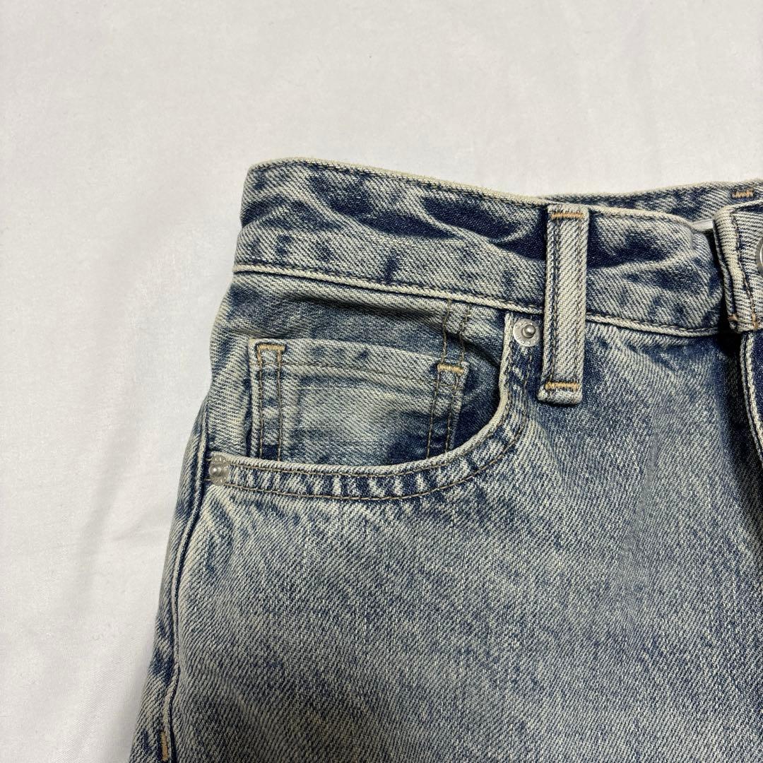 美品 CLANE クラネ SECOND DENIM PANTS ワイドパンツ