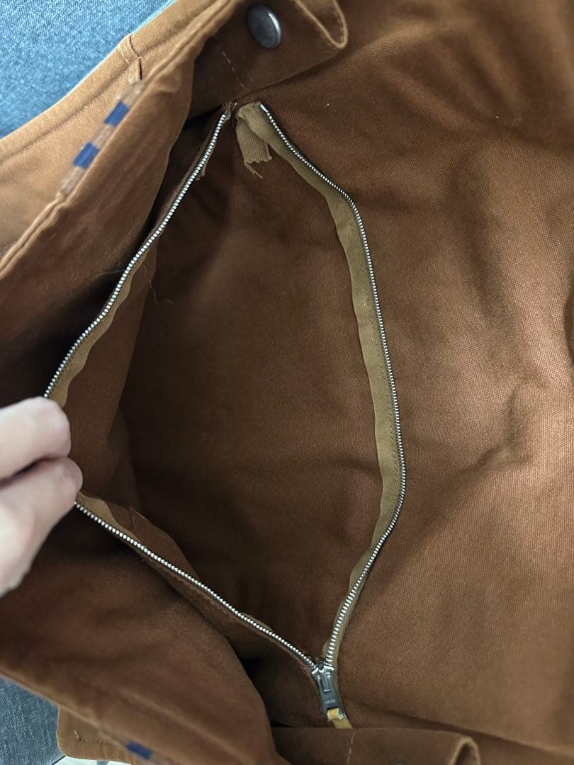 HERMES バッグ　ショルダーバッグ　布素材